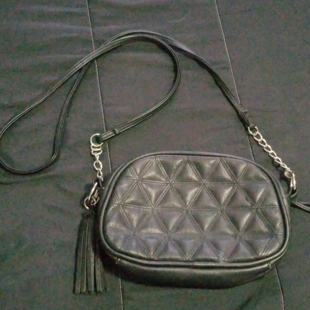 Black satchel purse
